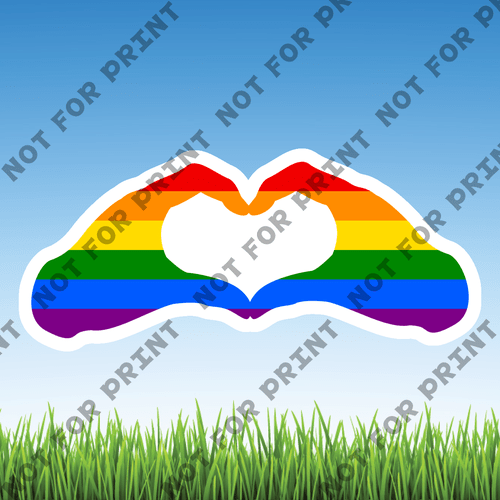 ACME Yard Cards Small LGBTQ Word Flair #007