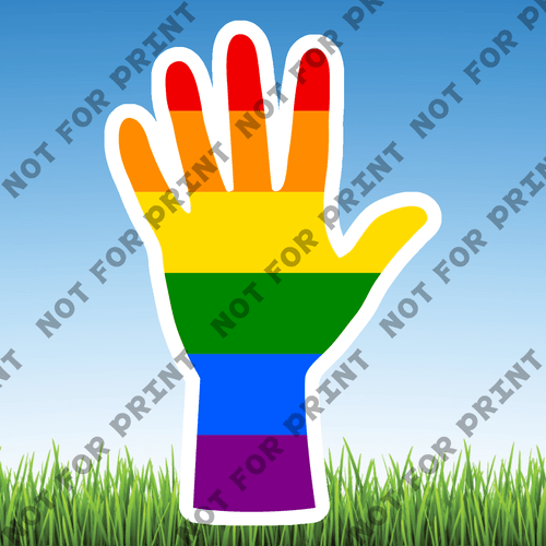 ACME Yard Cards Small LGBTQ Word Flair #010