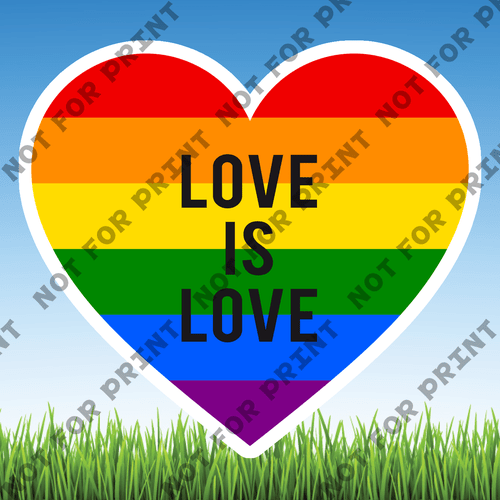ACME Yard Cards Small LGBTQ Word Flair #038