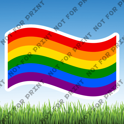 ACME Yard Cards Small LGBTQ Word Flair #043