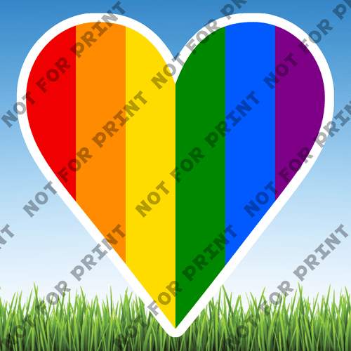 ACME Yard Cards Small LGBTQ Word Flair #045
