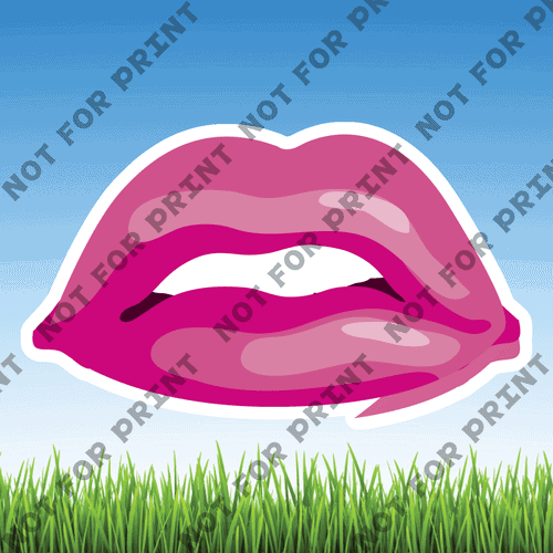 ACME Yard Cards Small Lips #024