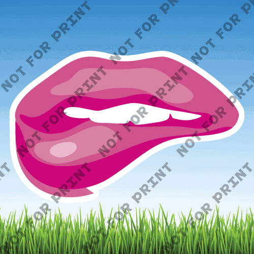 ACME Yard Cards Small Lips #025