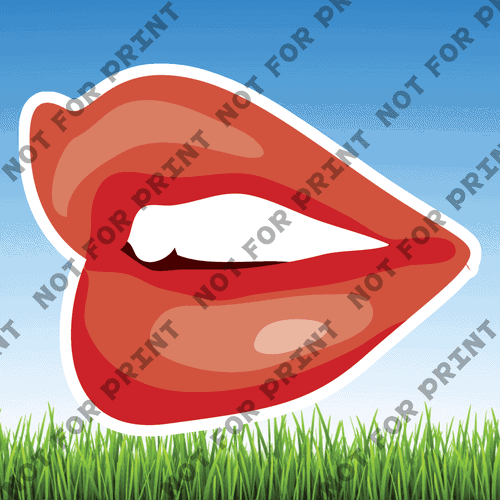 ACME Yard Cards Small Lips #037