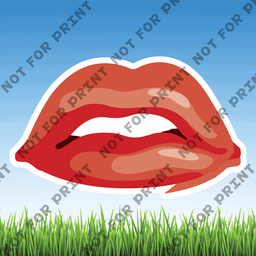 ACME Yard Cards Small Lips #039