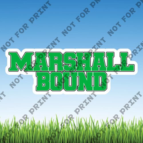 ACME Yard Cards Small Marshall Bound Word Flair #006
