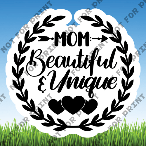 ACME Yard Cards Small Mom Word Flair #052