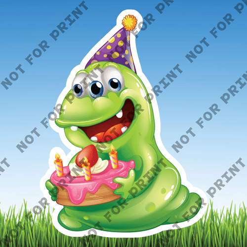 ACME Yard Cards Small Monsters Birthday Party #001