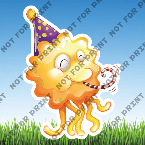 ACME Yard Cards Small Monsters Birthday Party #002