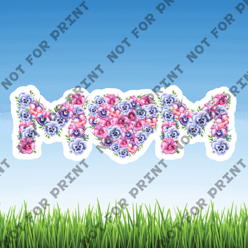 ACME Yard Cards Small Mothers Day Floral #002