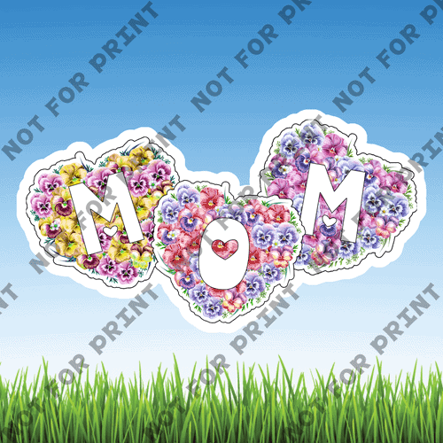 ACME Yard Cards Small Mothers Day Floral #009