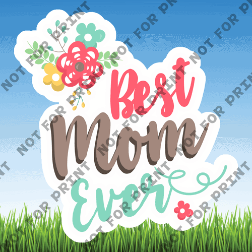 ACME Yard Cards Small Mothers Day Word Flair #021