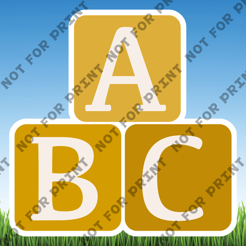 ACME Yard Cards Small Mustard Baby #009