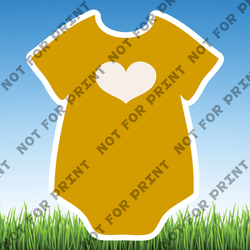 ACME Yard Cards Small Mustard Baby #016