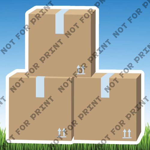 ACME Yard Cards Small Packing Boxes #001