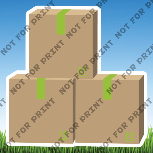 ACME Yard Cards Small Packing Boxes #006