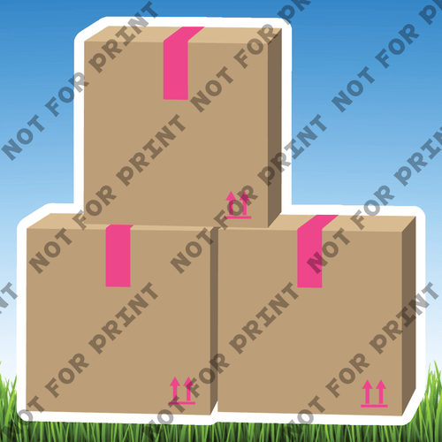 ACME Yard Cards Small Packing Boxes #008