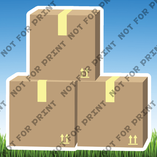 ACME Yard Cards Small Packing Boxes #011