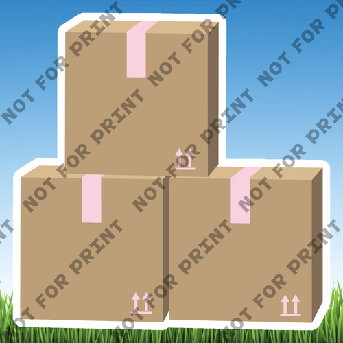 ACME Yard Cards Small Packing Boxes #012