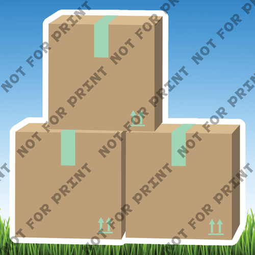 ACME Yard Cards Small Packing Boxes #013
