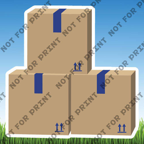 ACME Yard Cards Small Packing Boxes #014