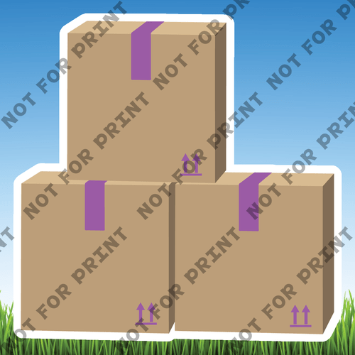 ACME Yard Cards Small Packing Boxes #016