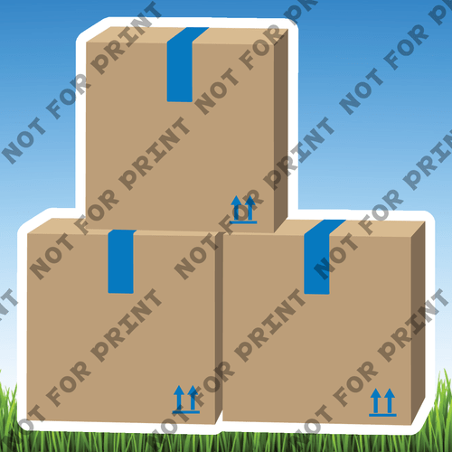 ACME Yard Cards Small Packing Boxes #022