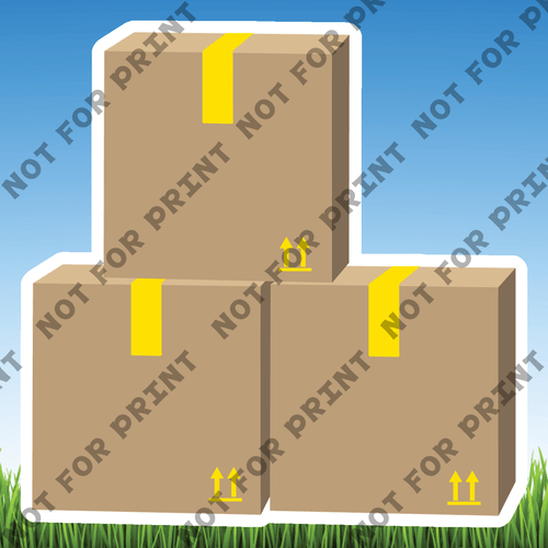ACME Yard Cards Small Packing Boxes #026