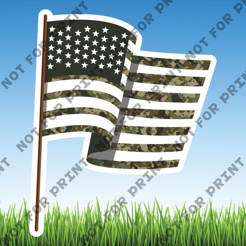 ACME Yard Cards Small Patriotic Welcome Home II #011