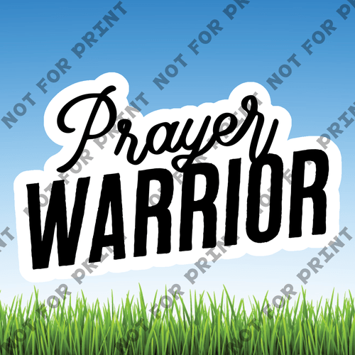 ACME Yard Cards Small Prayer Word Flair #000