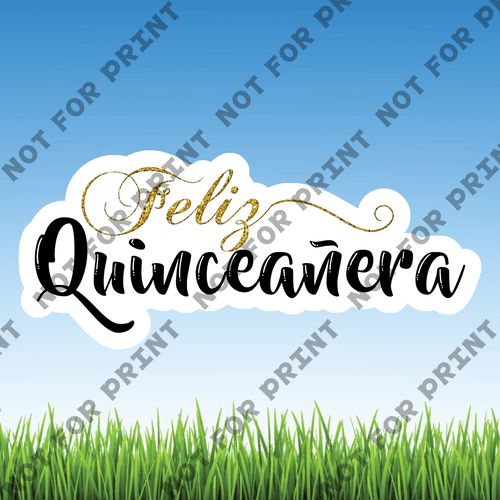 ACME Yard Cards Small Quinceanera #001