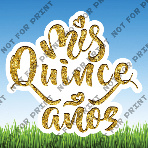 ACME Yard Cards Small Quinceanera #002