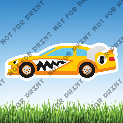 ACME Yard Cards Small Race Cars #005