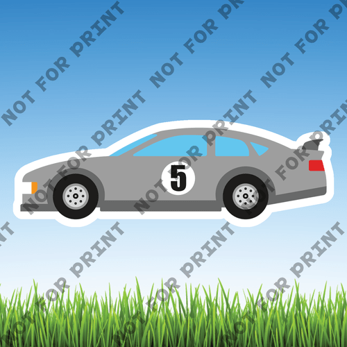 ACME Yard Cards Small Race Cars #007