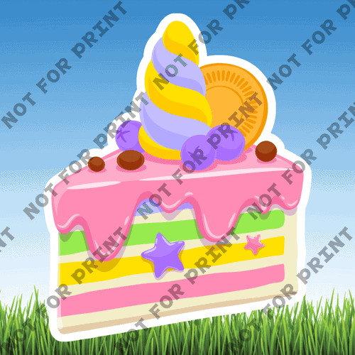 ACME Yard Cards Small Rainbow Unicorn Sweets #018