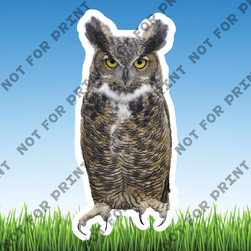 ACME Yard Cards Small Realistic Woodland Animals #009