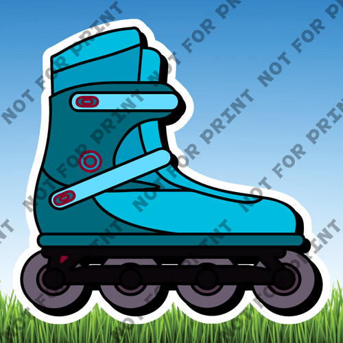 ACME Yard Cards Small Rollerblade  #013
