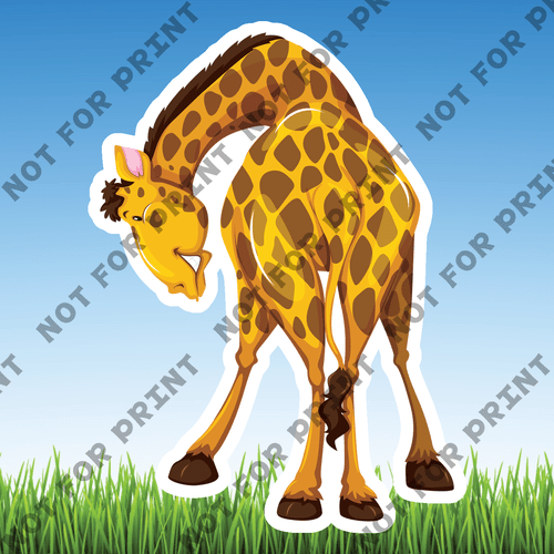 ACME Yard Cards Small Safari Animals #005