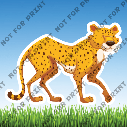 ACME Yard Cards Small Safari Animals #006