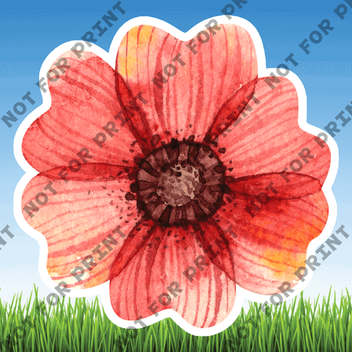 ACME Yard Cards Small Spring Flowers #002