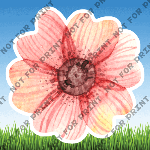 ACME Yard Cards Small Spring Flowers #005