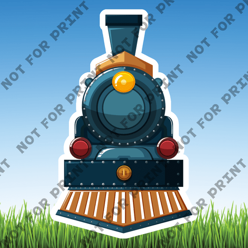 ACME Yard Cards Small Steam Engine #000