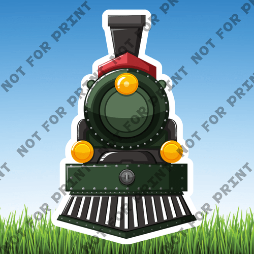 ACME Yard Cards Small Steam Engine #001