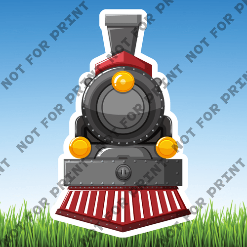 ACME Yard Cards Small Steam Engine #002