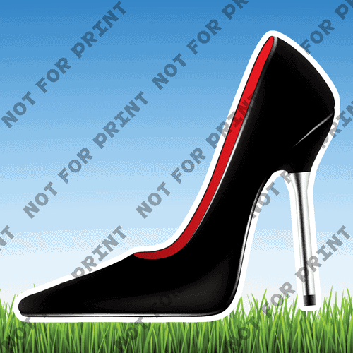 ACME Yard Cards Small Stiletto Shoes #000