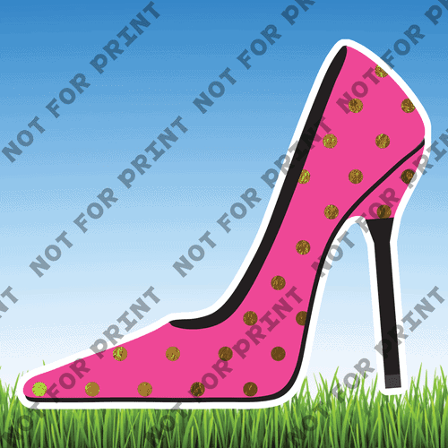 ACME Yard Cards Small Stiletto Shoes #024