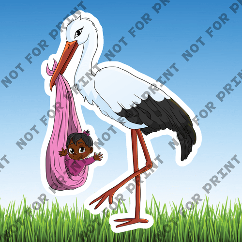 ACME Yard Cards Small Storks #012