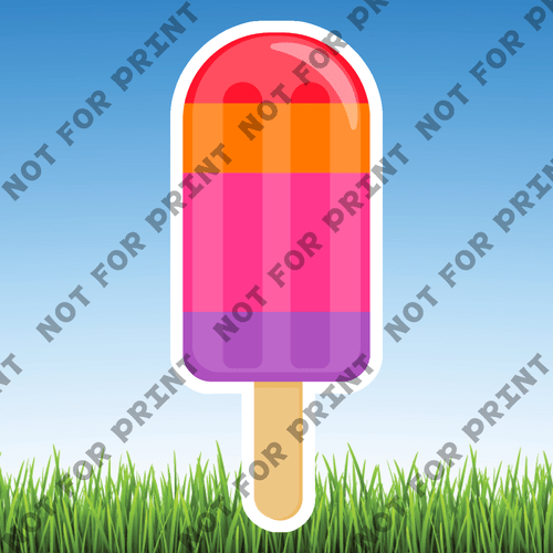 ACME Yard Cards Small Summer Popsicles #005