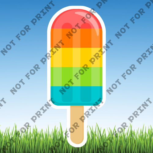 ACME Yard Cards Small Summer Popsicles #011