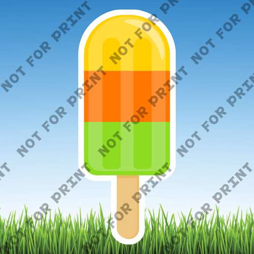 ACME Yard Cards Small Summer Popsicles #015